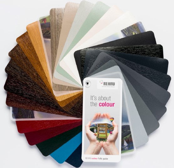 UPVC colour and foil finish options